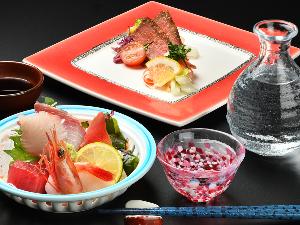 コース感覚ビュッフェ　冷たい料理と日本酒