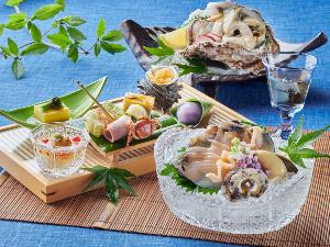 【夕食】別邸「美悠」夏の基本懐石＜イメージ＞