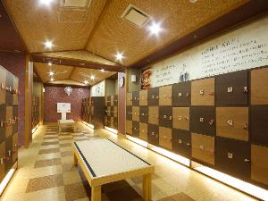 女神の湯　脱衣場