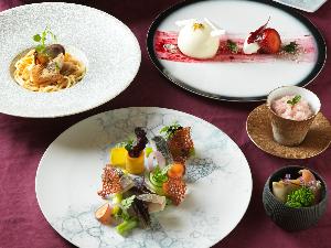 ◆カジュアルコース／支笏湖ガストロノミーがコンセプトの創作料理（イメージ）