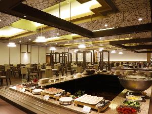 朝食バイキング会場「出雲ダイニング 秀峰」