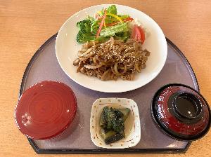 夕食★しょうが焼き定食
