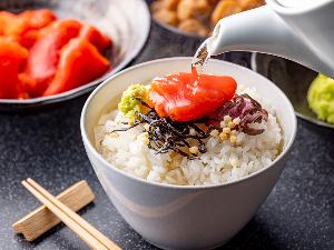 特設のだし茶漬けコーナーでお好みの具材のお茶漬けをお楽しみいただけます