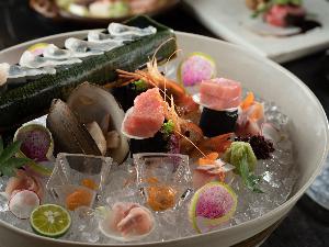 ■特別会席「蒼風膳」お料理一例／旬の食材を使用した和食会席