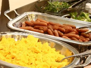 朝食「セルフサービスコーナー」も充実