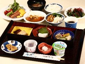 朝食「セルフサービスコーナー」も充実