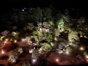 和室日本庭園側