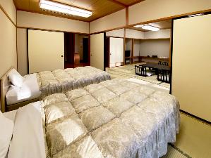 ベッド2台付　和室20畳山側