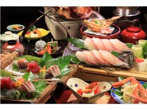 オリジナルの金目鯛鍋をメインとしたお料理