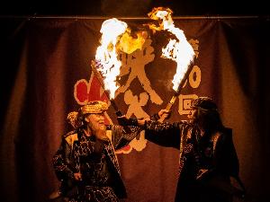 メインイベントである本まつりでは、迫力満点の炎の演武など見どころ満載です！　※イメージ