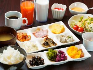 朝食ビュッフェ和食