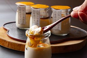 ～自家製『加賀棒茶』とろふわプリン～　たわらや手作り！濃厚な加賀棒茶の薫りをお楽しみください♪