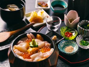 「松前」朝食御膳　海鮮ひつまぶし御膳