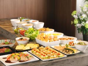 ◇1階「BUTCHER BOX」では朝食ブッフェをお愉しみいただけます。※お日にちによりメニューは異なります。