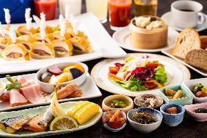 朝食ビュッフェ
