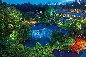 日本庭園（夜） イメージ