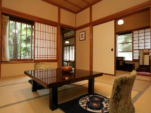 一人旅専用の本館のお部屋。和室８帖＋踏込。