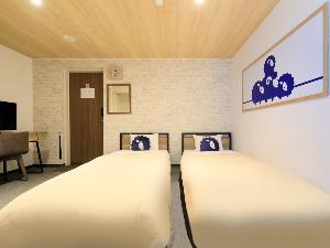 【ツインルーム】3名様までご利用いただけるお部屋をご用意しております(一例) 