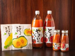 【売店】自社農園「のぐち北湯沢ファーム」で大切に育てた野菜をご自宅でもお楽しみいただけます。