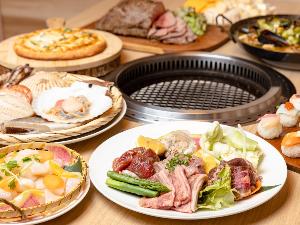 ディナービュッフェ　和洋中50品以上