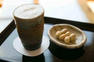 湯上りサービスの生ビール
