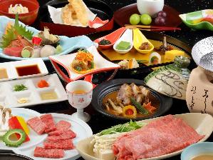 神戸牛料理4品＆黒毛和牛料理1品付の肉づくし会席
