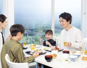 美味しい朝食を食べて、元気チャージ！