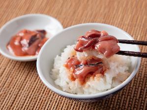 【朝食バイキング】函館の朝食に欠かせないご飯のお供「イカの塩辛」