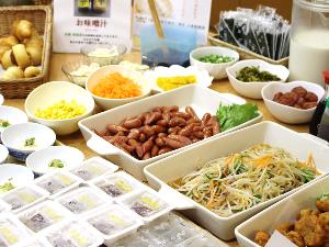 朝食バイキング一例
