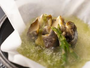 蝦夷鮑お料理例