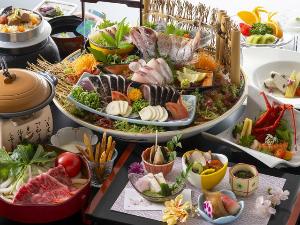 【皿鉢料理と土佐風会席】※3月～5月の内容となります。