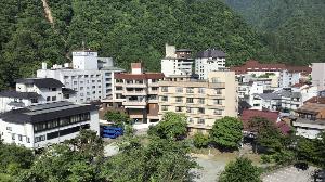 【お部屋からの風景】温泉街側