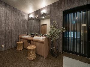 男性大浴場脱衣場