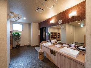 女性大浴場脱衣場
