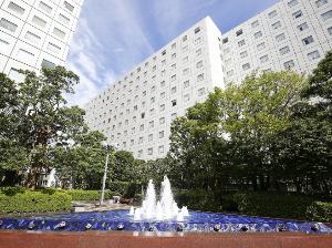 【ホテル周辺】この噴水が見えたらホテルはもうすぐです。