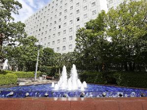 【ホテル周辺】この噴水が見えたらホテルはもうすぐです。