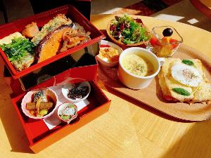 和食か洋食選べる朝食♪