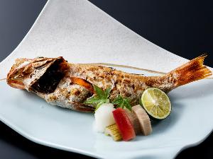のどぐろの塩焼き