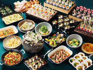 【バイキング】サロマ湖周辺の新鮮な食材を活かしたバイキング（イメージ）