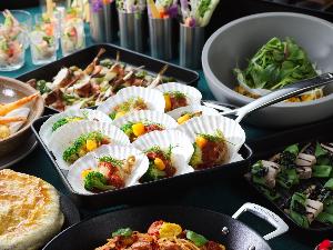 【バイキング】地の食材を使用した料理など、バイキングスタイルでお愉しみください（イメージ）