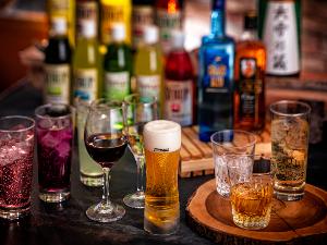 飲み放題ではビール・サワー・日本酒などをご用意　※画像はイメージです
