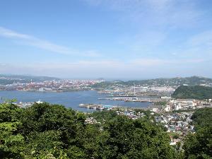 室蘭八景のひとつ「測量山の展望」