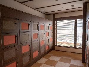 【大浴場/女湯脱衣所】全て鍵付きでご用意。
