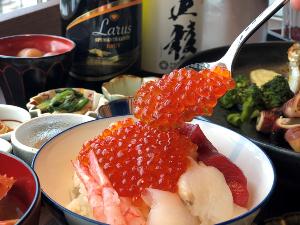 【朝食】朝から贅沢に。「北海道産いくらかけ放題」をご堪能くださいませ。