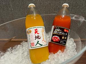 【朝食/ドリンク】北海道栗沢町で減農薬・木成り完熟に拘り栽培して造ったトマトジュース。