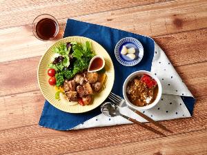 朝食メニュー(肉料理メイン)