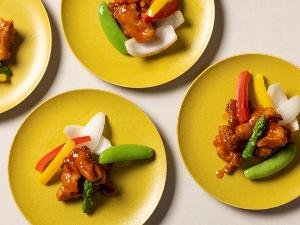 ローカルメニュー・福岡県産豚肉と地鶏野菜の酢豚02