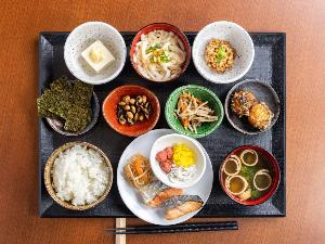 ◆朝食｜盛り付け一例（和）