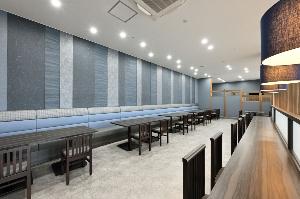 ＜朝食会場＞眉山営業時間　7;00〜9;00
