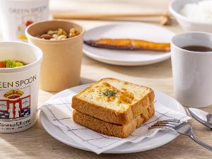 【洋食】GREEN SPOON 選べるスープ、こだわりパン等